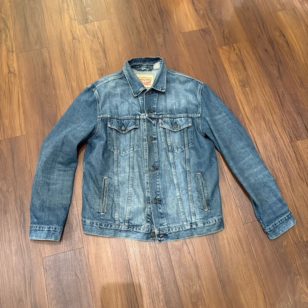 Levi’s 70505 Vintage USA Made Trucker Jacket Medium Denim Fade XL